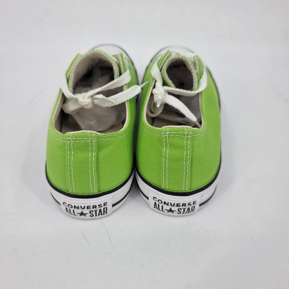 Converse Chuck Taylor Low Top Bright Pear Lime Green Sneaker Men's 7 Women's 9 - Picture 6 of 11